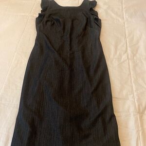 Calvin Klein dress with ruffles at shoulders